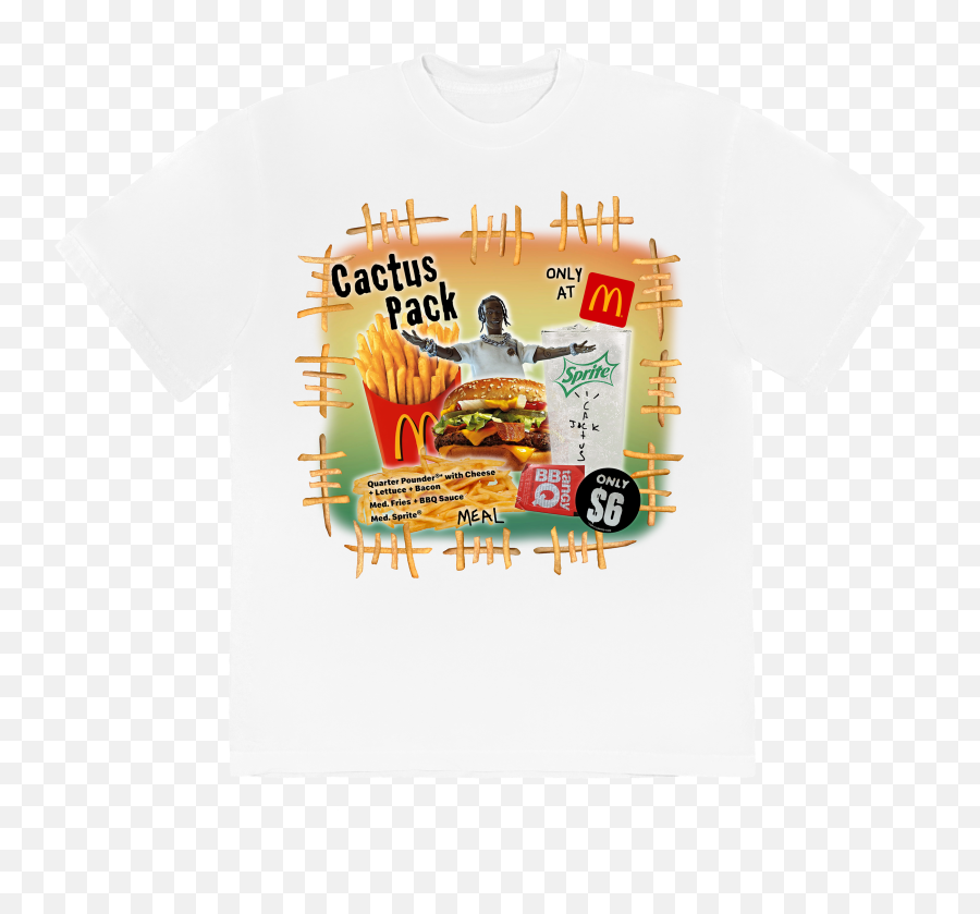 Travis Scott X Mcdonaldu0027s How A Burger Order Becomes - Maglia Travis Scott Png,Vintage Icon Lemon Drop
