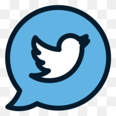Twitter - Free Social Media Icons Twitter Inside Speech Bubble Png,Twtter Icon