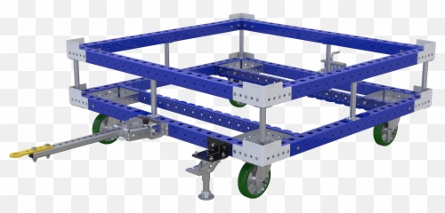 Pallet Tugger Cart U2013 1470 X 1540 Mm Flexqube - Aluminium Alloy png