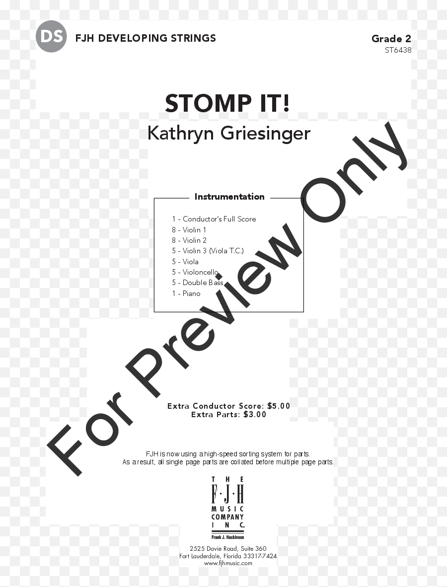 Stomp It By Kathryn Griesinger Jw Pepper Sheet Music - Vertical Png,Stomp Icon