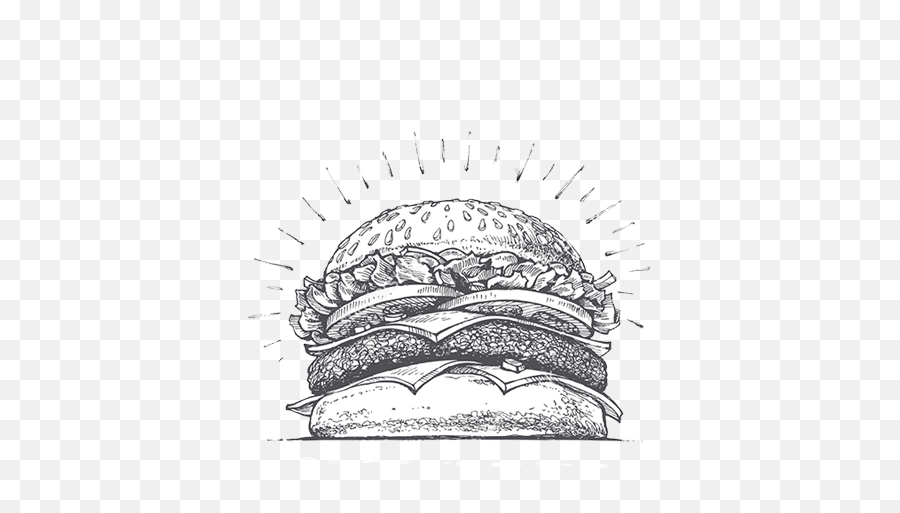 H5 - Slide3burgerpng The Glamorous Roses Burger Drawing Png,Burger Png