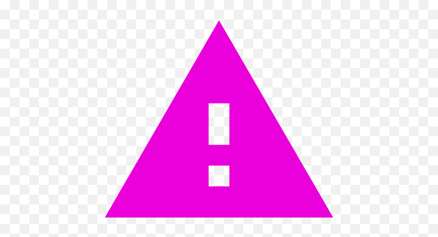 Pink Warning Icon Exclamation Mark Png - Warning Icon Material Design,Exclamation Icon Png