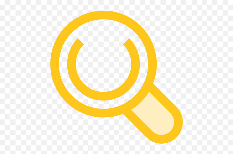 Magnifying Glass - Free Tools And Utensils Icons Yellow Maginifiing Glass Icon Png,Looking Glass Icon