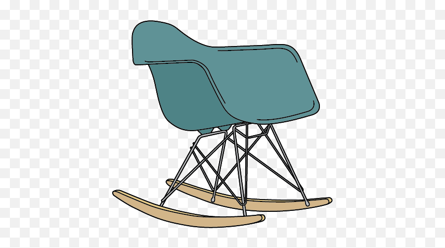 Index Of Iconic - Furnitureassetsimgfurniture Eames Rocking Chair Illustration Png,Armchair Png