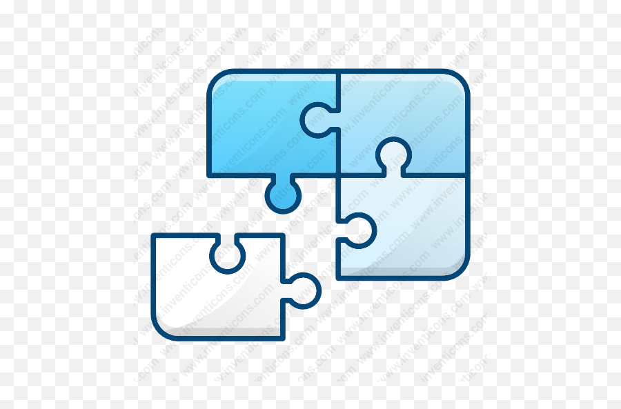 Download Jigsaw Puzzle Vector Icon Inventicons - Horizontal Png,Jigsaw Puzzle Icon