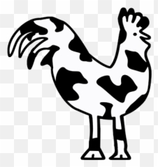 Logo Design U2022 Cow And Rooster Web - Rooster Png,Rooster Logo