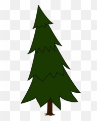Spruce Tree Silhouette - Pine Animated Png