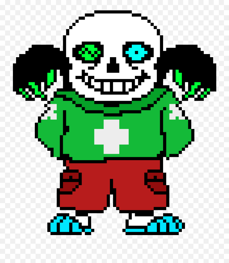 Sans - Undertale Sans Pixel Art Full Size Png Download Transparent Sans,Sans Undertale Transparent