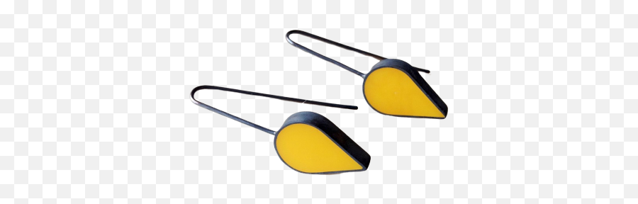 Mustard Teardrop Earrings - Clip Art Png,Teardrop Transparent Background
