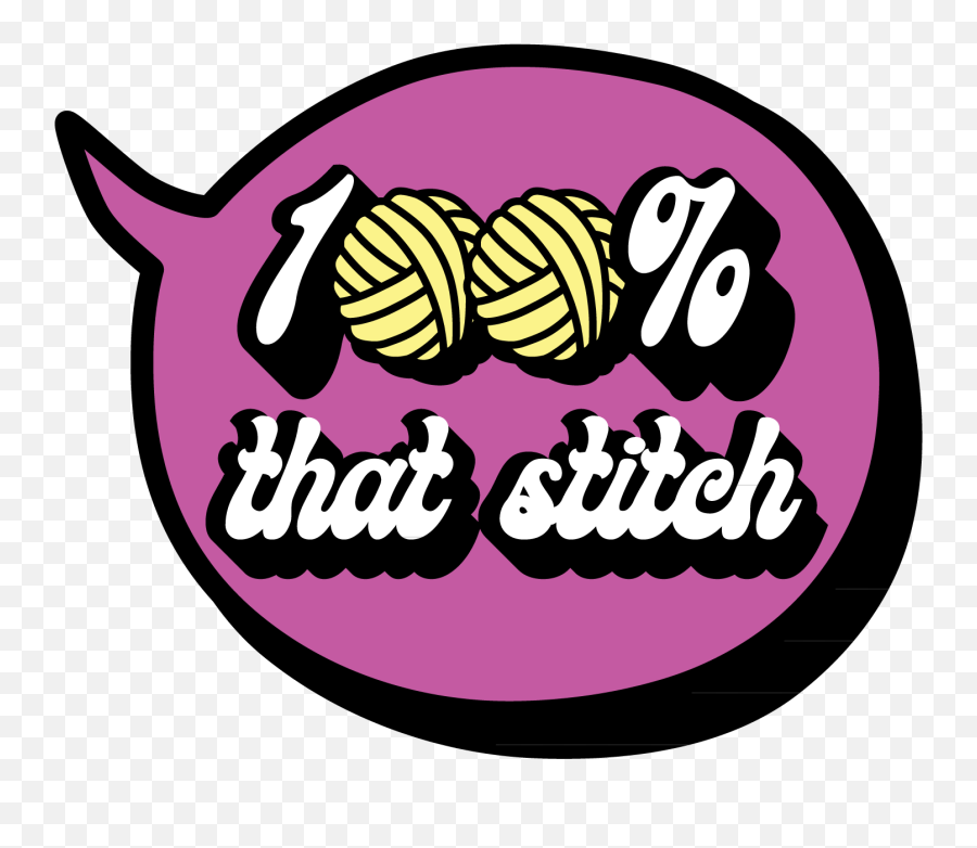 The Yarn Queen 100 That Stitch Enamel Pin - Clip Art Png,Logo Stitch