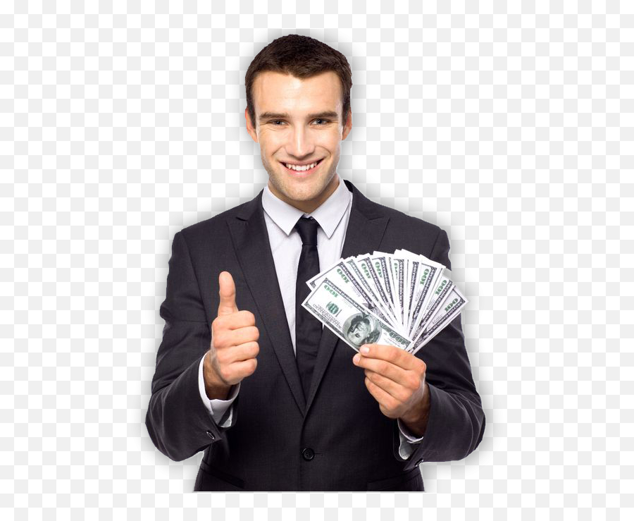Download Money Bitcoin Cash Businessperson Holding Payment - Man Holding Money Png,Person Clipart Png