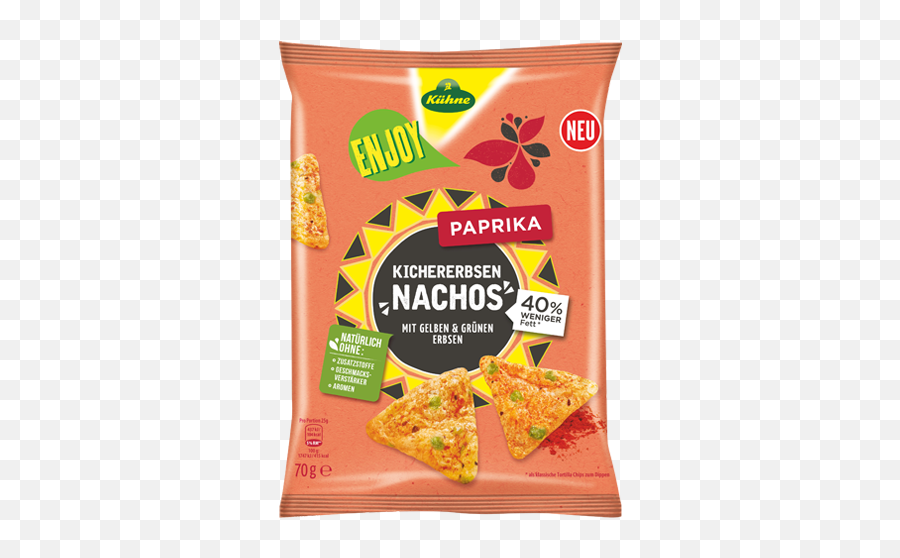 Enjoy Chickpeas - Nachos Paprika Kühne U2013 Made With Love Kühne Enjoy Kichererbsen Nachos Png,Nachos Png