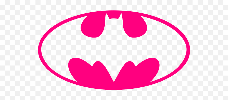 Batman Logo Clip Art - Vector Clip Art Online Logo Batman Pink Png,Images Of Batman Logo