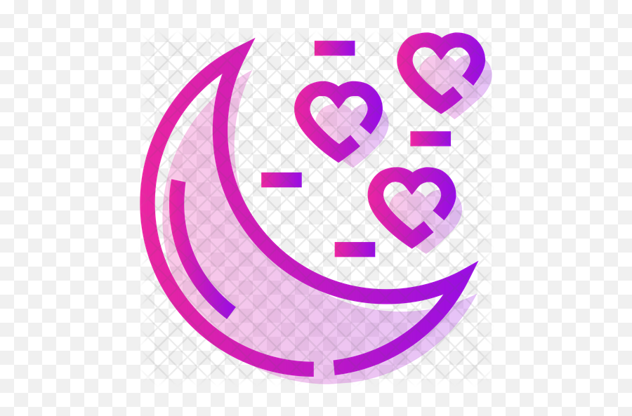 Half Moon Icon - Heart Png,Half Heart Png