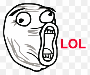 Lol Meme Face - Transparent Png Original Size No Background