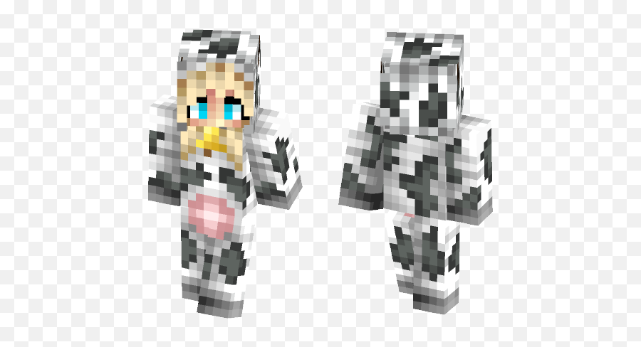 Download Cow Anime Girl Minecraft Skin For Free - Minecraft Anime Girl Anime Skin Png,Minecraft Cow Png