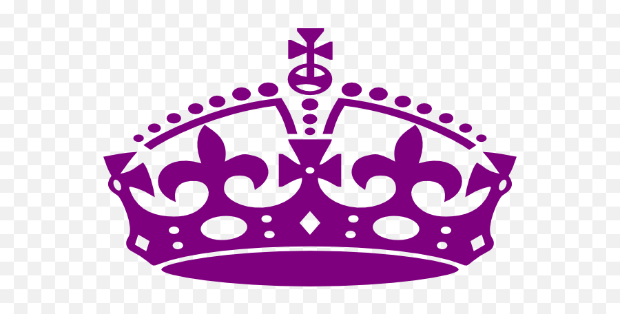 Jubilee Crown Purple Clip Art - Vector Clip Art Crown Keep Calm Png,Queens Crown Png