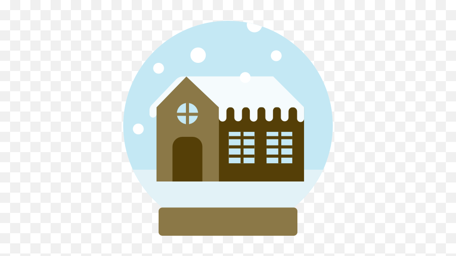 Decoration Glass House Snow Snowball Icon - Illustration Png,Snowball Png