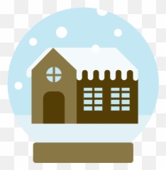 Decoration Glass House Snow Snowball Icon - Illustration Png,Snowball Png