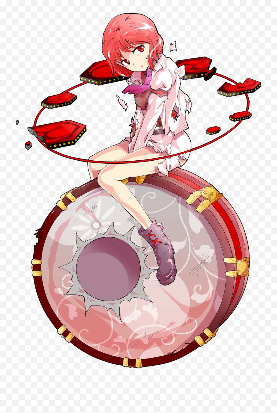 Download Anime Clipart Sweat Drop - Touhou Dairi Raiko Png,Sweat Drop Png