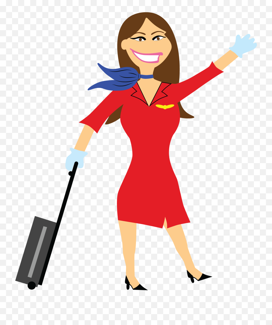 Flight Attendant Png Transparent Images All - Transparent Air Hostess Clipart,Fly Clipart Png