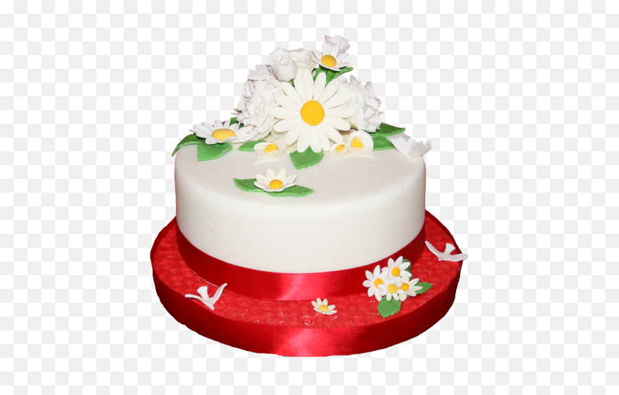 White Daisy Cake U2013 Me Shell Cakes - Cake Decorating Supply Png,White Daisy Png