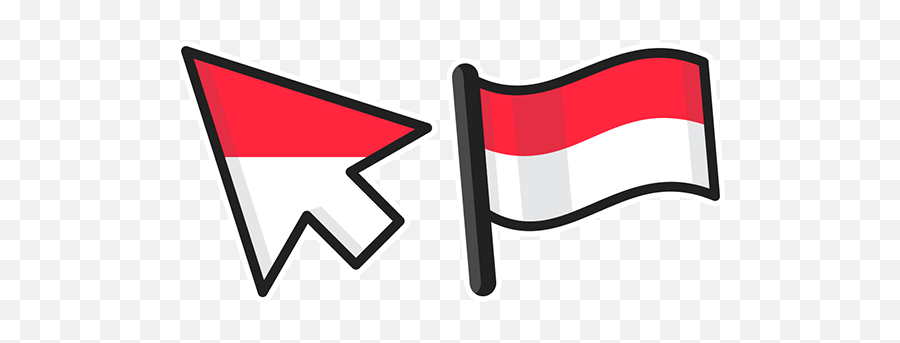 Indonesia Flag In 2020 - Albanian Flag Cursor Png,Indonesia Flag Png