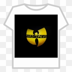Wu - TangLogo Roblox Shirt Black png