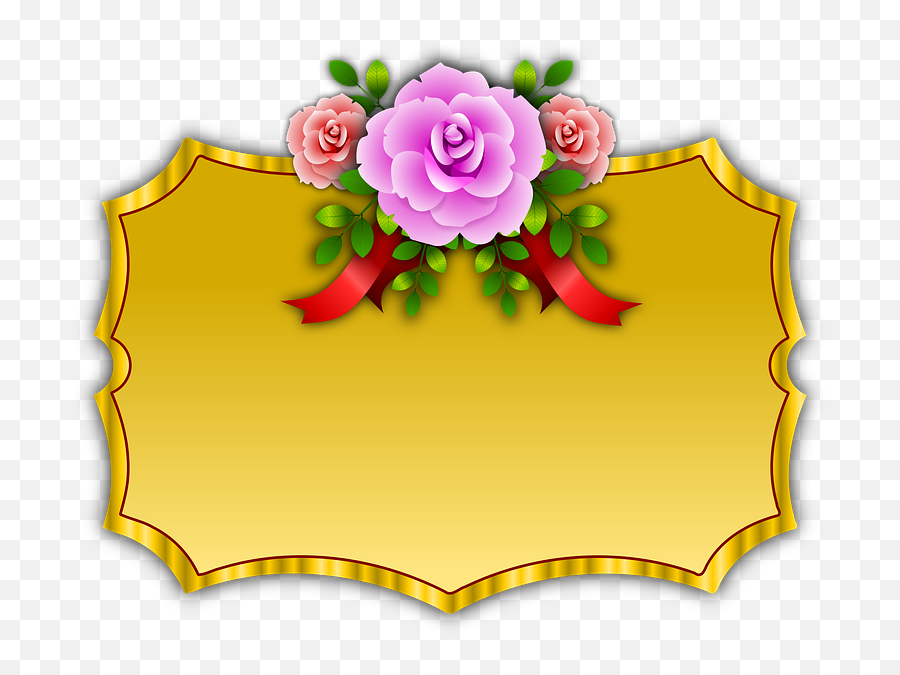Free Photo Roses Frame Tapes Floral Spring Flowery Flowers - Flowery Frames And Borders Png,Rose Frame Png