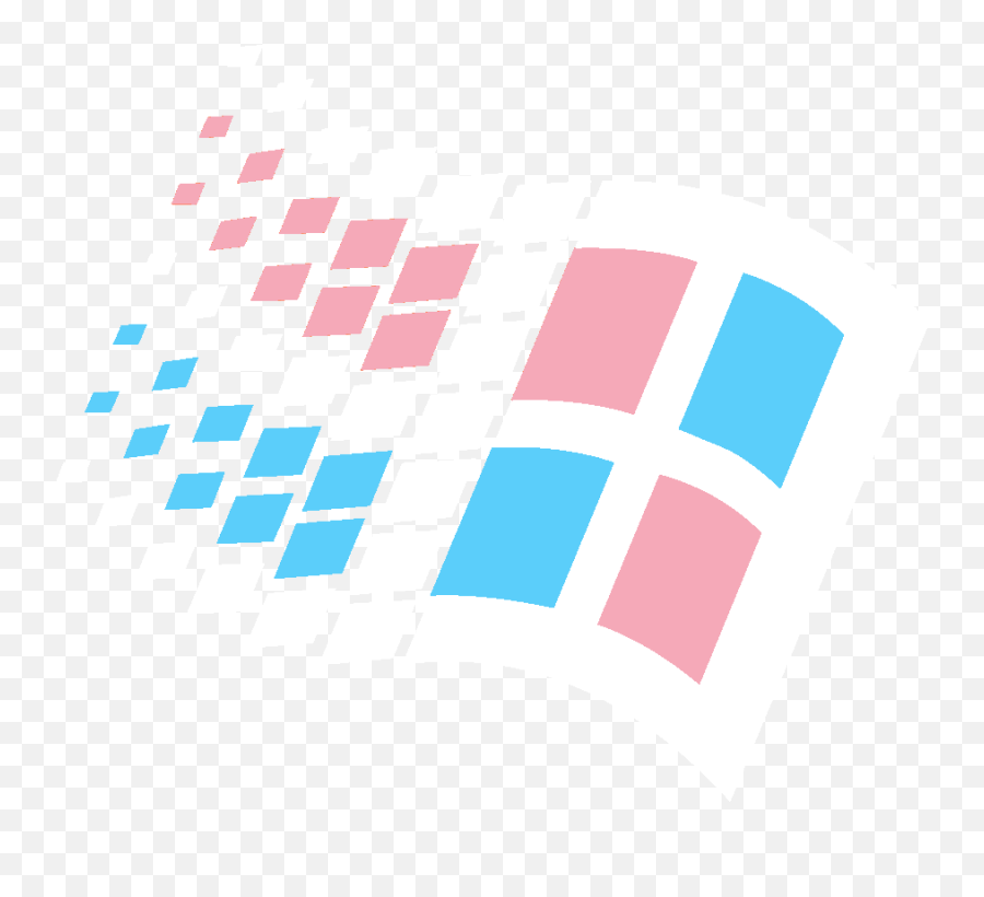 Trans Pride Windows 98 - Transparent Background Windows Logo 95 Png,Windows 98 Logo