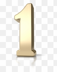 3d Number 1 Png 2 Image - Number Png