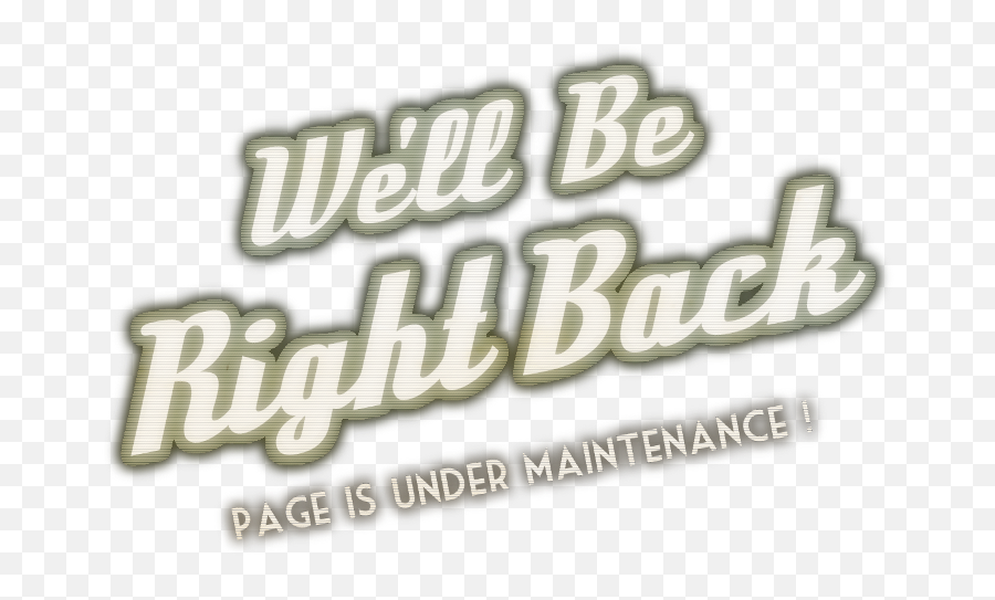 Stay - Horizontal Png,Well Be Right Back Png