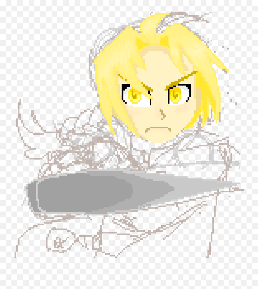 Pixilart - Edward Elric In Progress By Reibean Illustration Png,Edward Elric Png