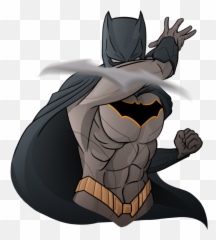 Download Hd Batarang Drawing Batman - Batman Throwing Batarang Png,Batarang Png