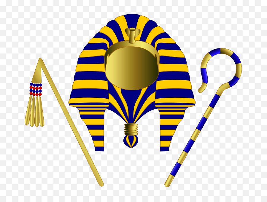 Download Pharaoh Crown Clipart Png - Pharaoh Stick Png Corona De Faraon Egipcio,Crown Clipart Png