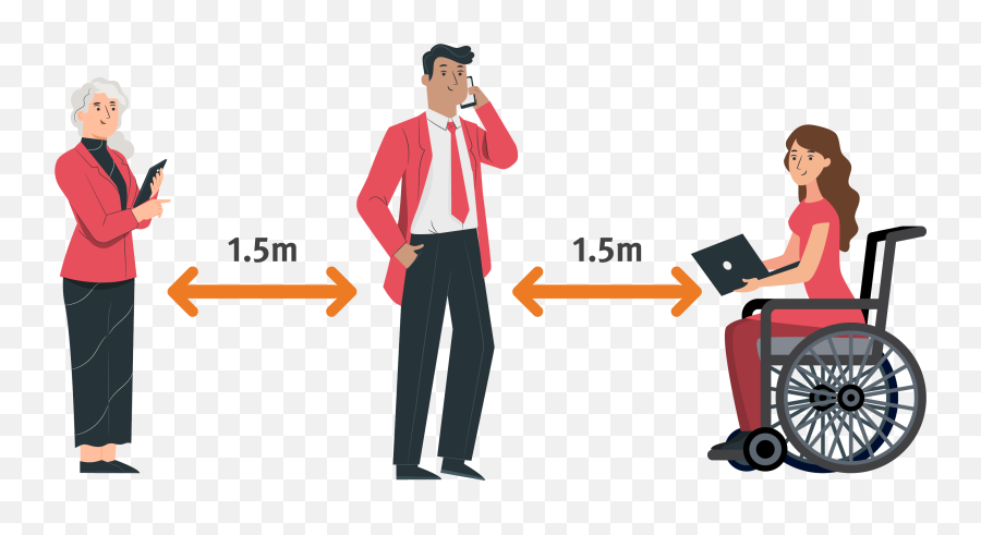 Physical Distancing In The Workplace For Government - Worker Png,Office People Png