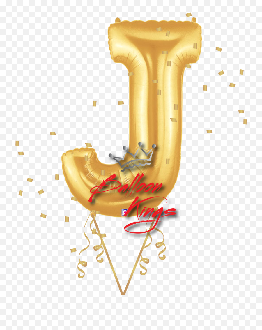 Download Gold Letter J - Balloon Letters Png Image With No Letter J Balloon Png,Letter J Png