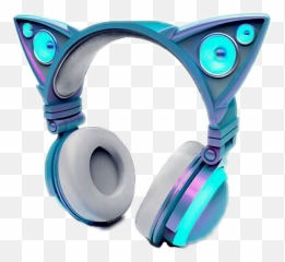 Custom Cat Ear Headphones Transparent - Led Cat Ears Headphones Png,Audifonos Png