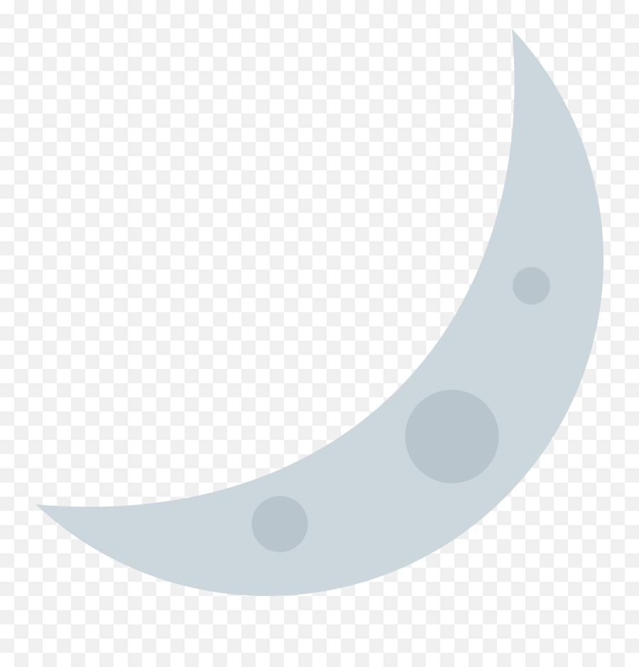 Crescent Moon Emoji Iphone Png Image - Crescent Moon Emoji Twitter,Moon Emoji Png