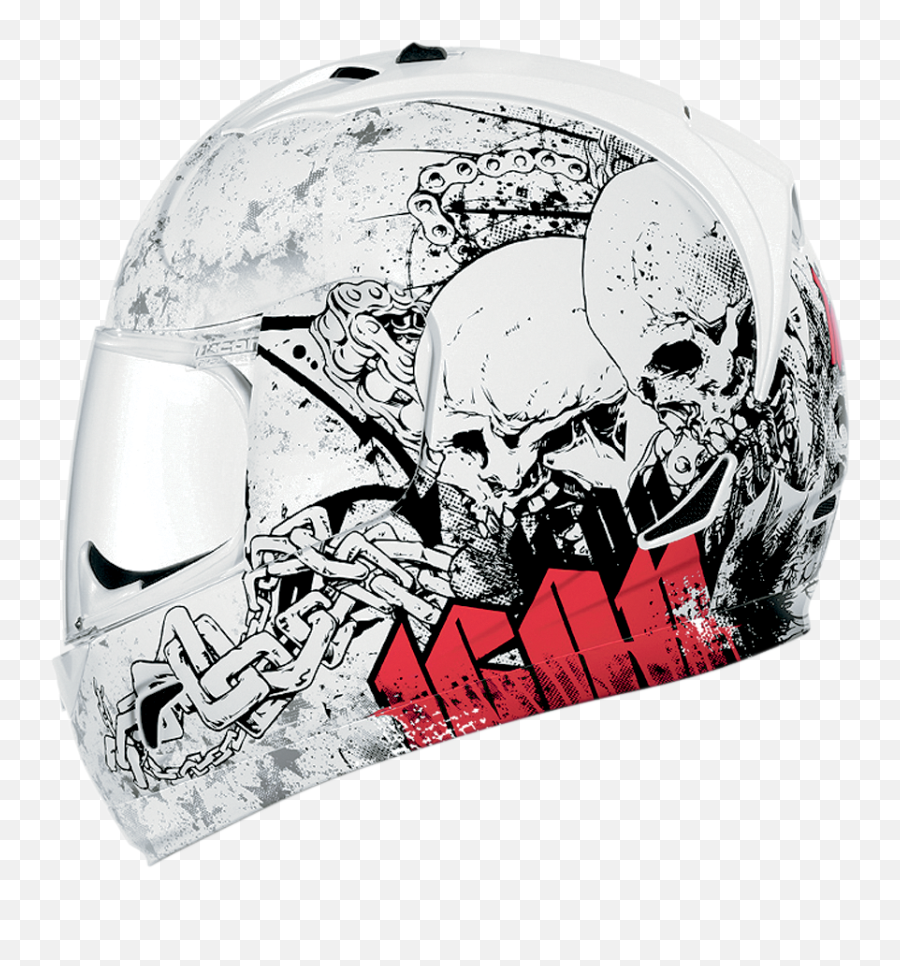 Motorcycle Helmet Design - White Skull Icon Helmet Png,Buy White Icon Alliance Torrent Helmet