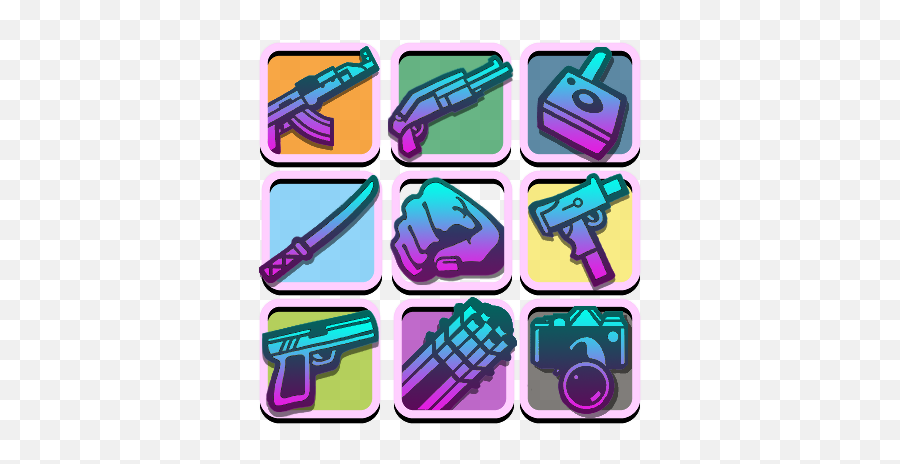 Vc Themed Sa Weapon Icons - Other Gtaforums Gta Vice City Gun Icons Png,Modding Icon