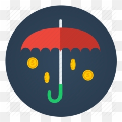 Coins Finance Money Rain - Png Flat