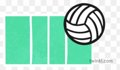 Volleyball Court Map Icon Illustration - Twinkl For png