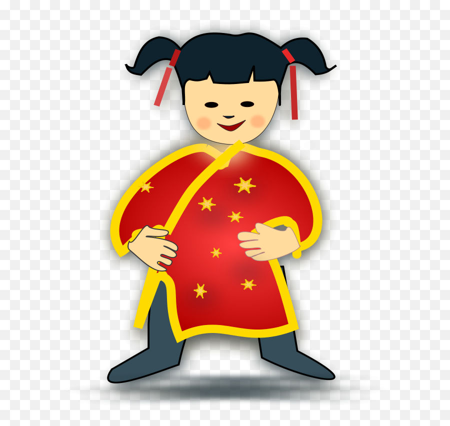 Free Clipart Chinese Girl Icon Netalloy - Chinese Person Clip Art Png,Neko Girl Icon