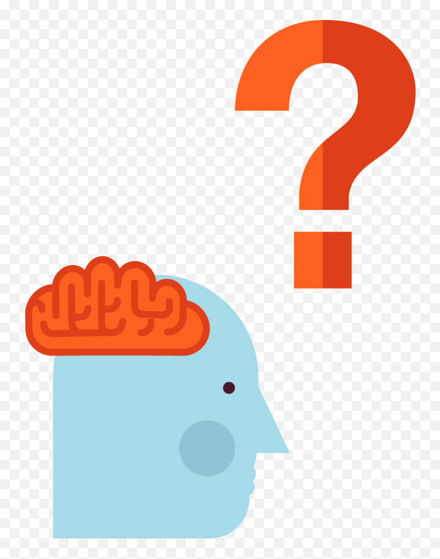 Question Mark Png Brain Clipart - Question Mark Png Brain,Questions Png