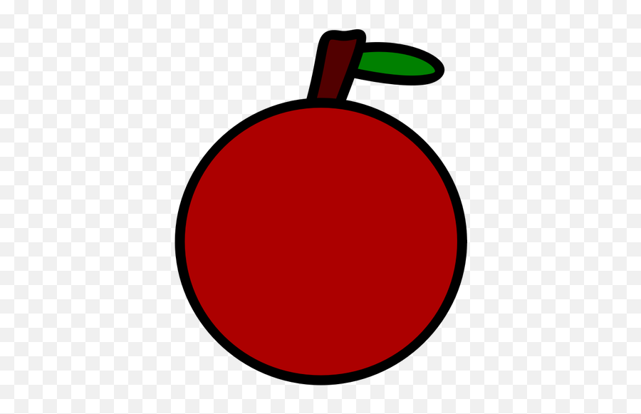 Simple Apple Icon Vector Drawing Public Domain Vectors - Brooke Park Png,Apple Icon Vector