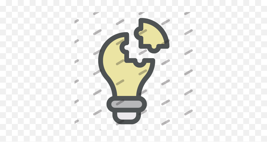 Bulb Icon Iconbros - Problem Solving Symbol Png,Yellpow Light Blub Icon