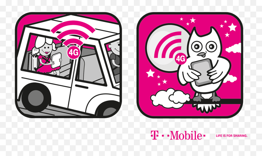 T - Mobile Time Based Offers On Behance Language Png,Tmobile Icon