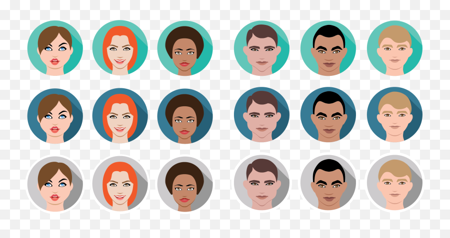 Freebies - Avatar Icons Articulate Storyline Avatars Icons Png,Male Female Icon Vector