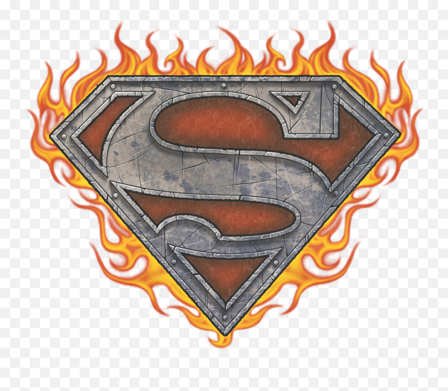 Shield Image Download Free Png Files - Superman Symbol With Flames,Superman Logo Hd